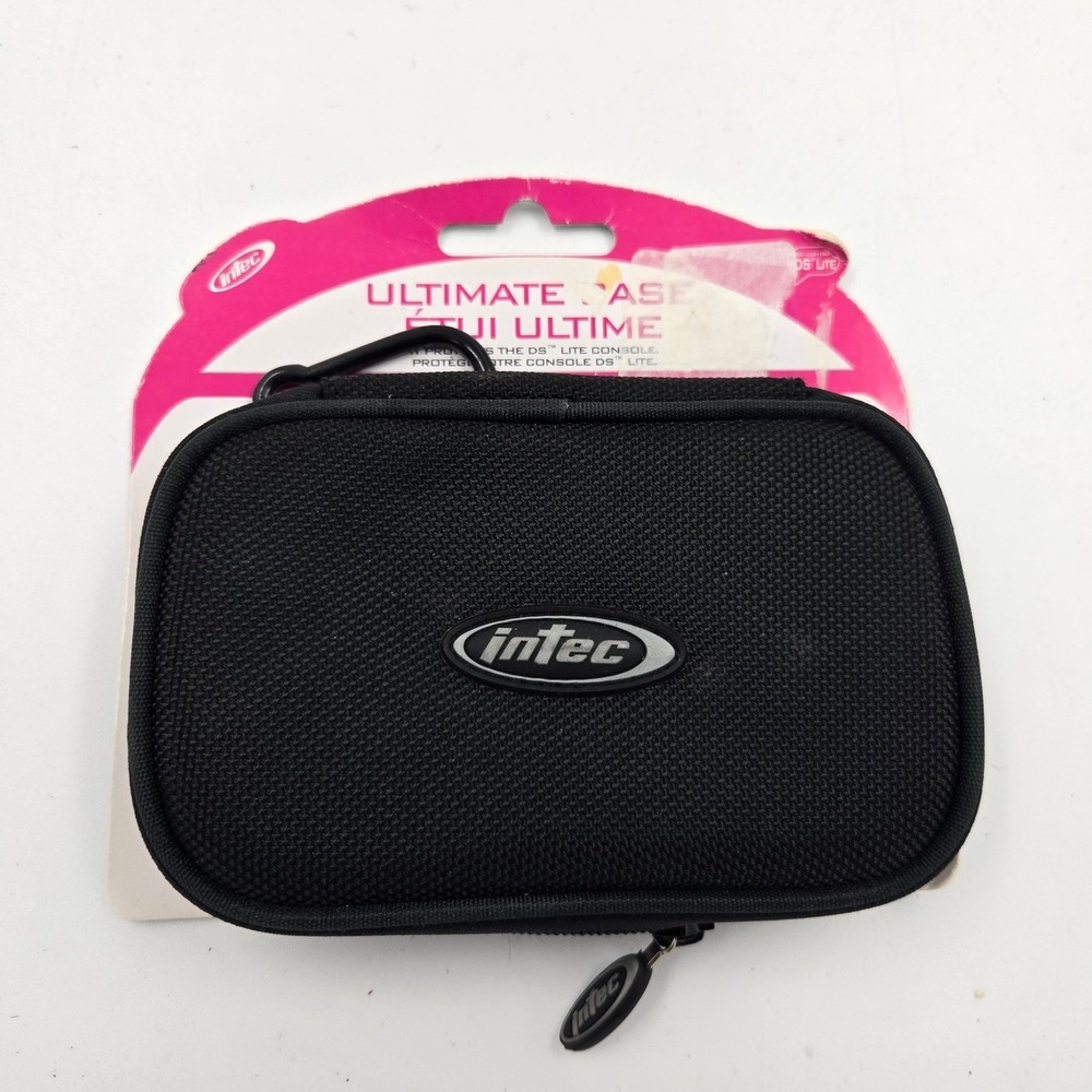 Intec Ultimate Case for Nintendo DS Lite Black Zippered Travel Pouch G1878 NIP